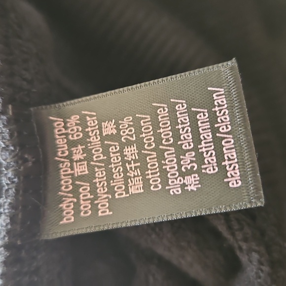 Victoria's Secret Black Sweatshirt Hoodie with Pink Logo Small - Picture 5 of 5